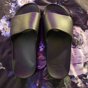 Archies Black Unisex Slides 42 Mens 9 Womens 10.5 11